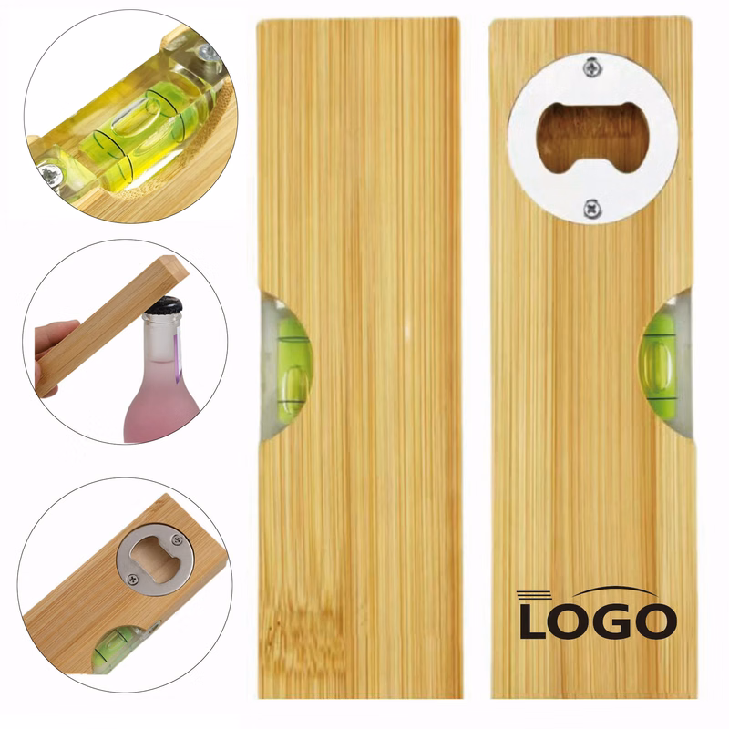 Multifunctional Wooden Spirit Level Bottle Opener