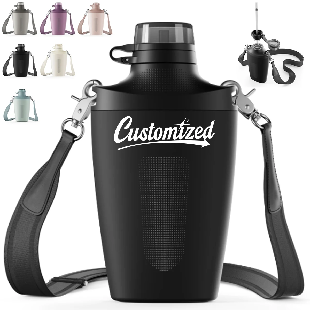 23oz Hydration Bottle with Strap 1