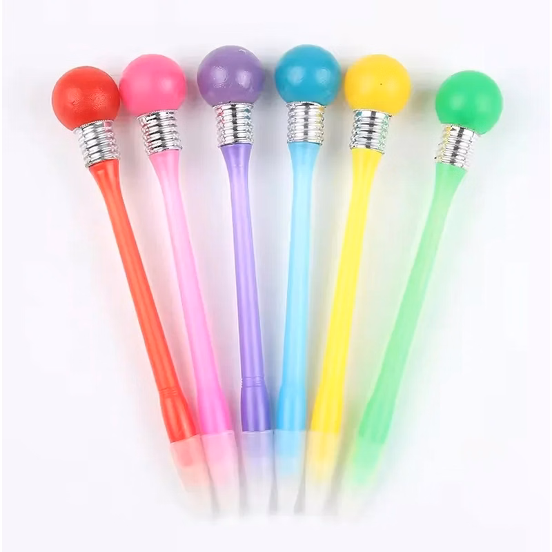 Rainbow LED Light Up Ball Stylus Pen