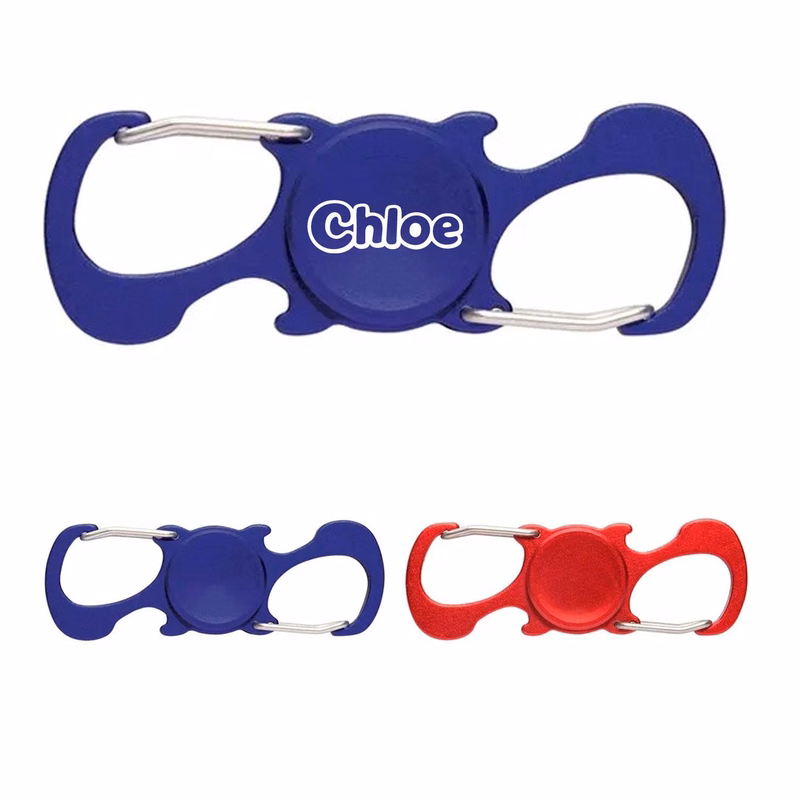 Stainless Steel Fidget Spinner Bottle Opener Keychain