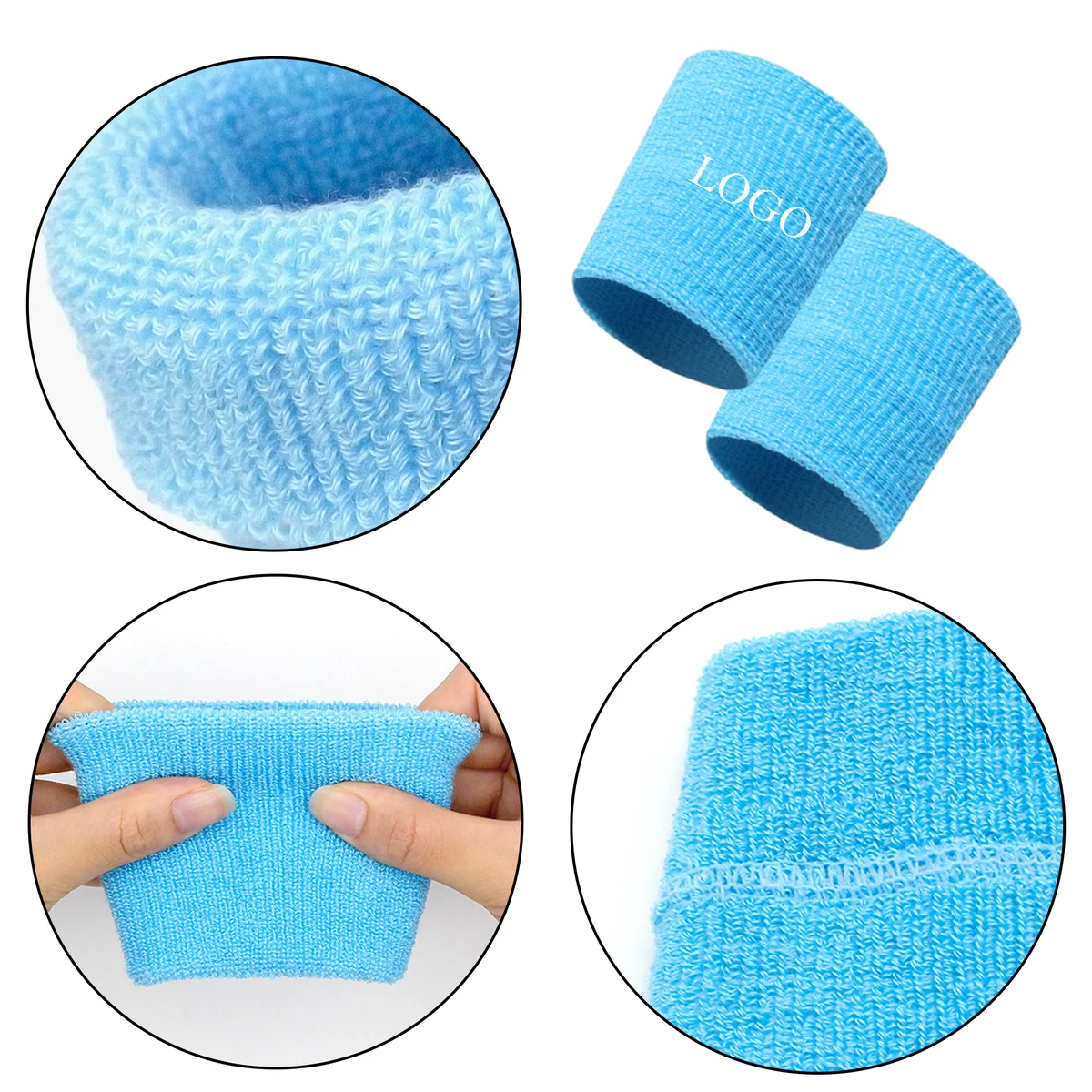 Sweat-Absorbent Breathable Sports Wristband 1