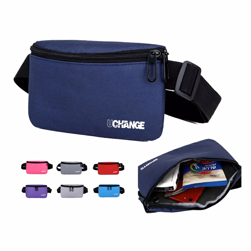 Adjustable Sports Waist Bag With Zipper Pocket Belt bag Fanny pack crossbody bags for women/man