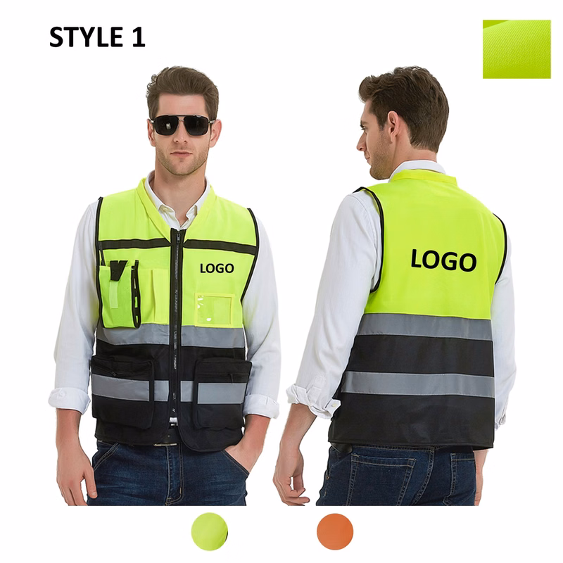 Custom Multi Pocket Safety Vest