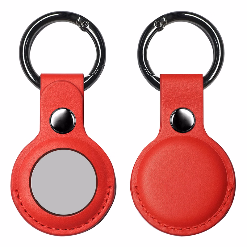 Genuine Leather AirTag Case