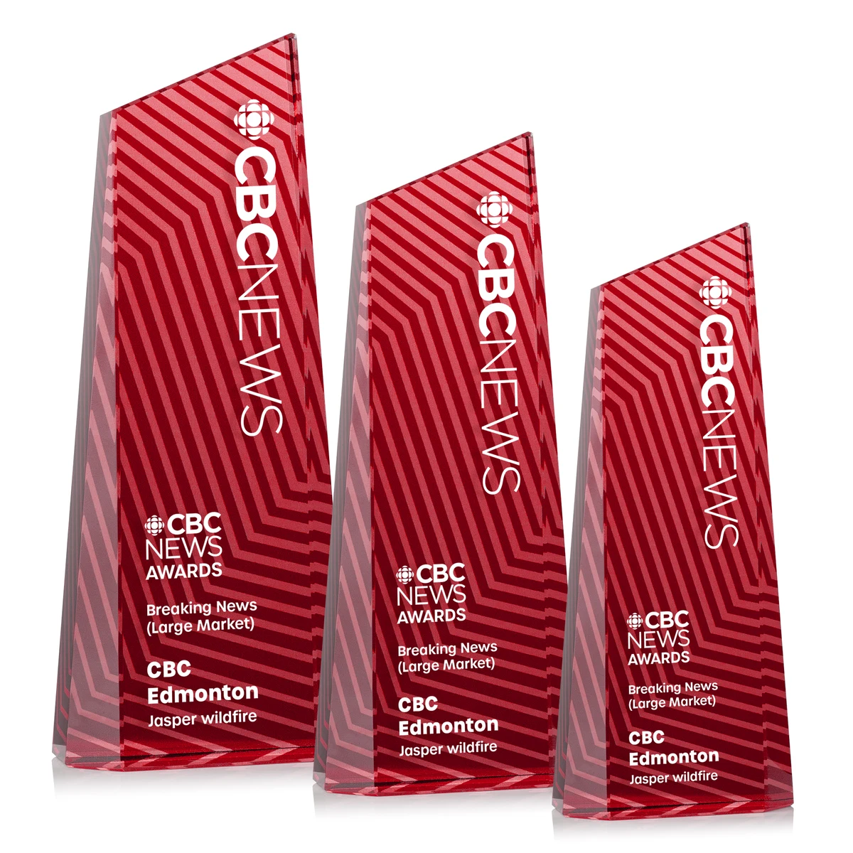 Hallandale VividPrint™ Award - Red 1