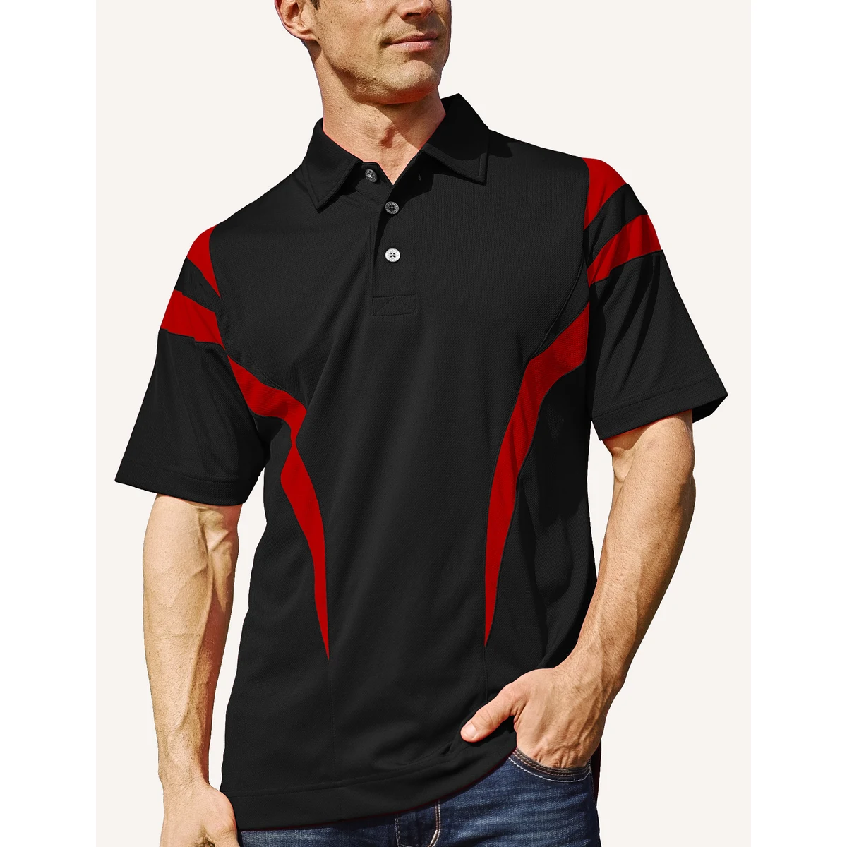 Men's Flame Thrower Polo Shirt 1