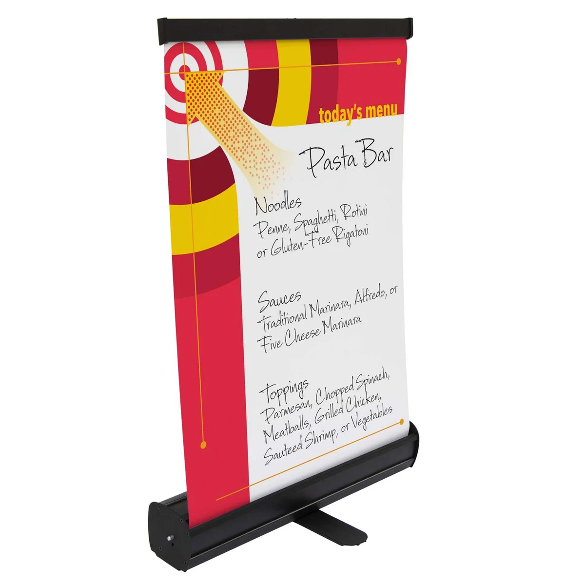 18" Economy Tabletop Retractor Kit (Dry-Erase Media) 1