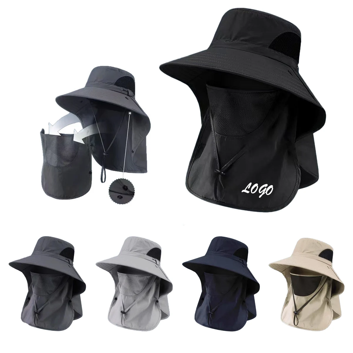 Fishing Full-protection Face Sun Hat 1