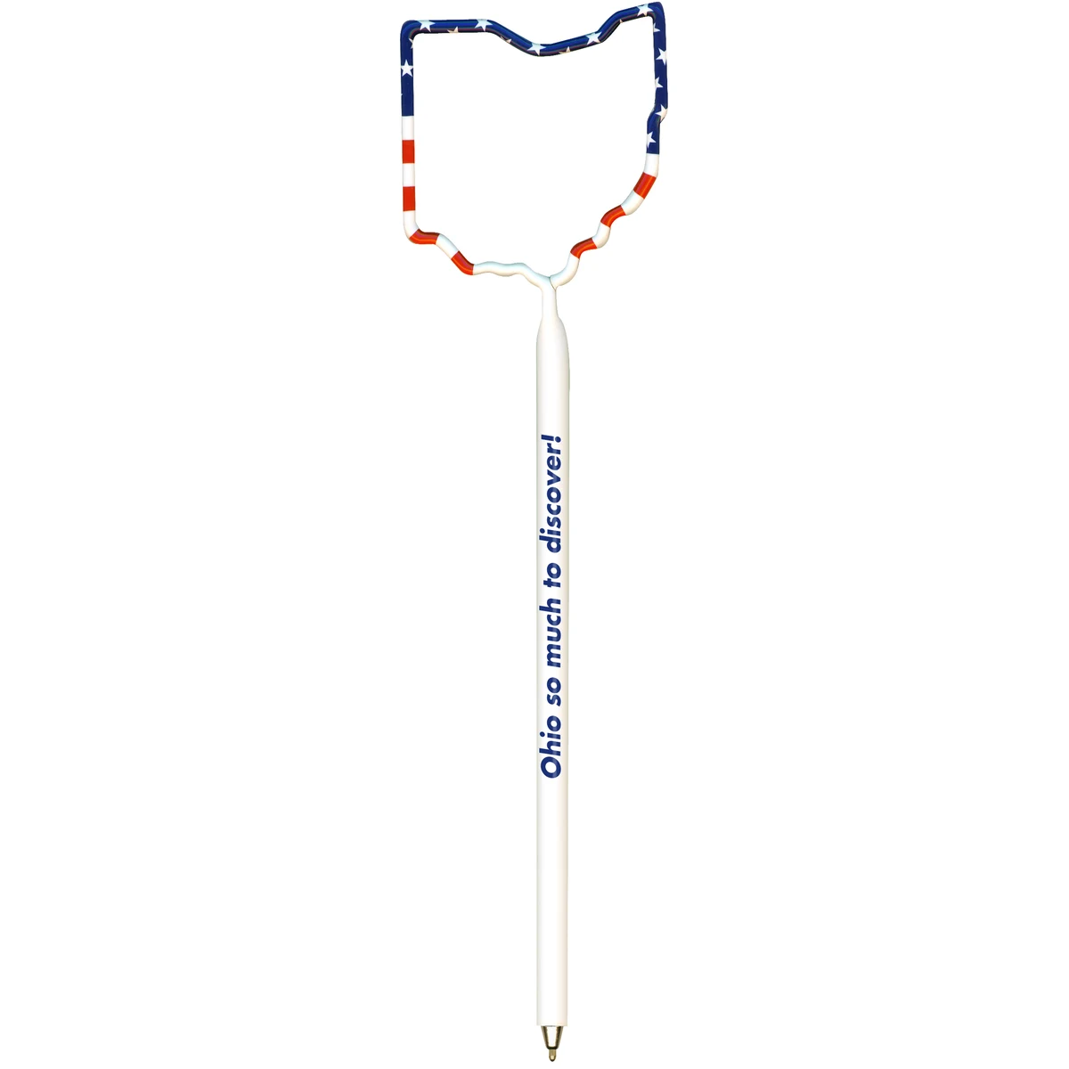 Ohio American Flag Multi-Color Inkbend Standard, Bent Pen 1