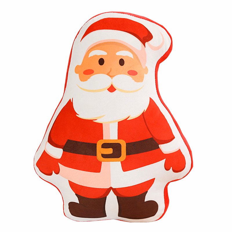 Santa elk pillow