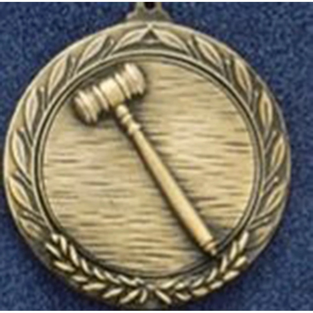 2.5" Stock Cast Medallion (Gavel) 1
