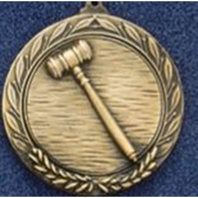 2.5" Stock Cast Medallion (Gavel)
