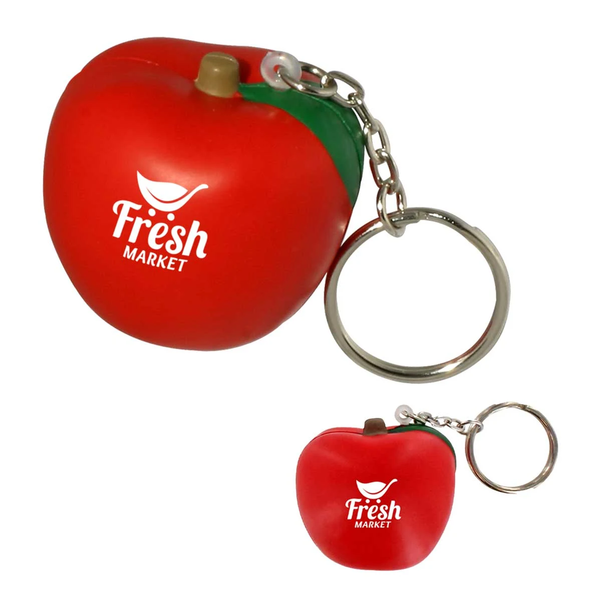 Apple Stress Reliever Keychain 1