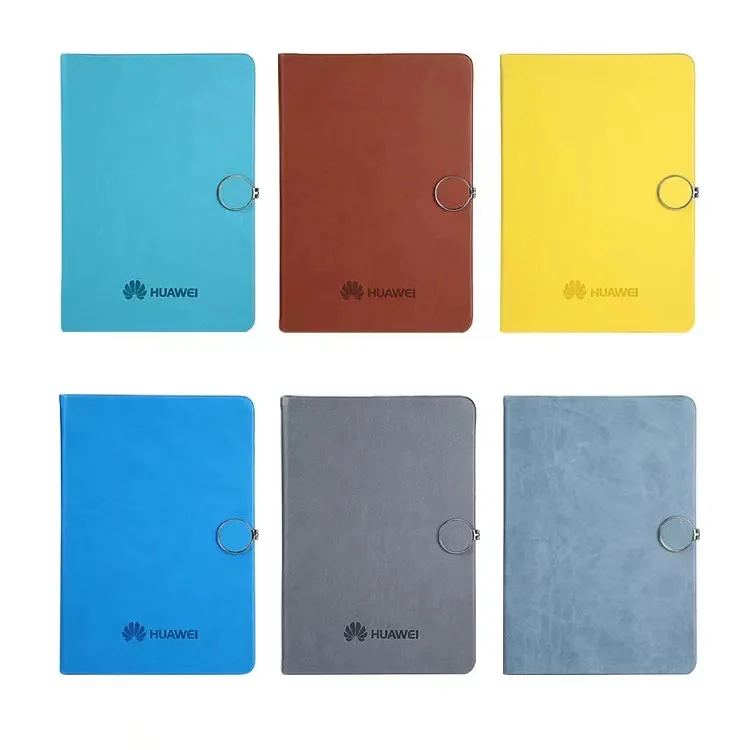 Custom PU Leather Magnetic Clip A5 Notebook 1
