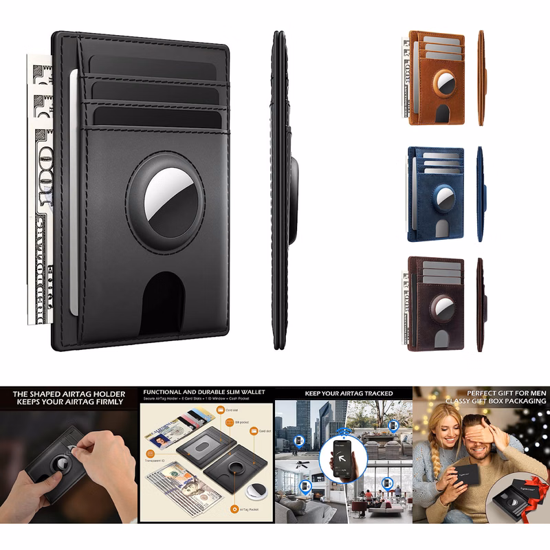 Slim Minimalist Card Mens Wallet