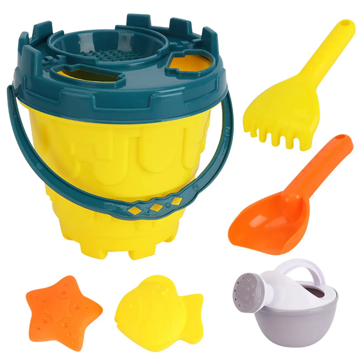 Children's Beach Toy Car/Bucket Set 1