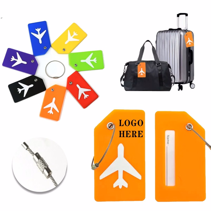 Flexible Silicone Airplane Baggage Tag