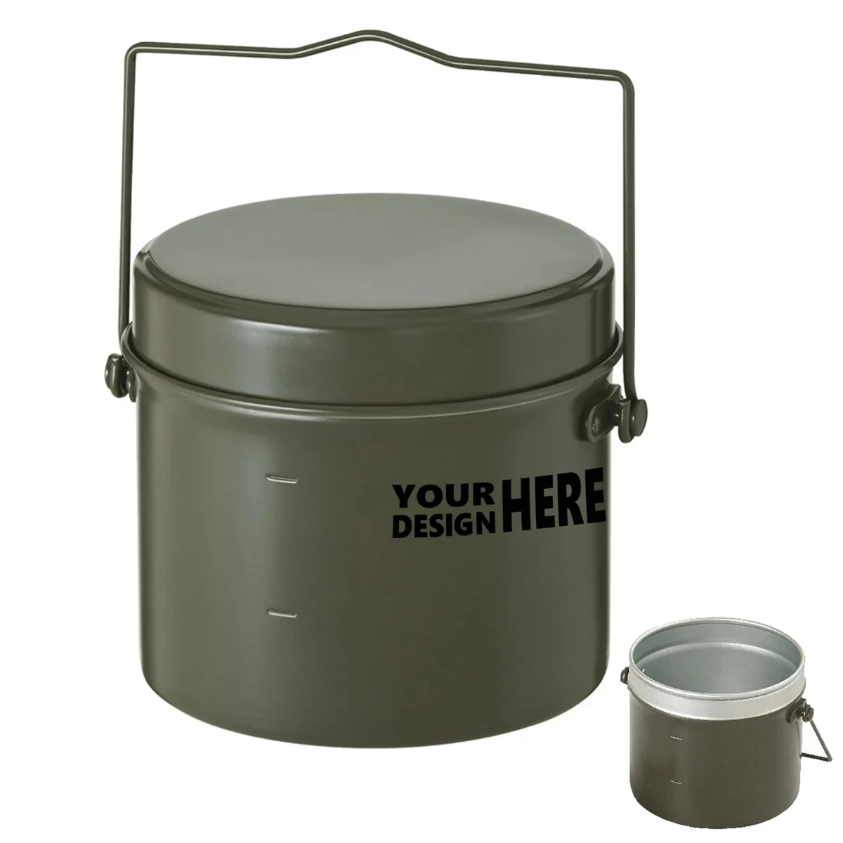 Outdoor Multifunctional Lunch Box Military Style-Round 1