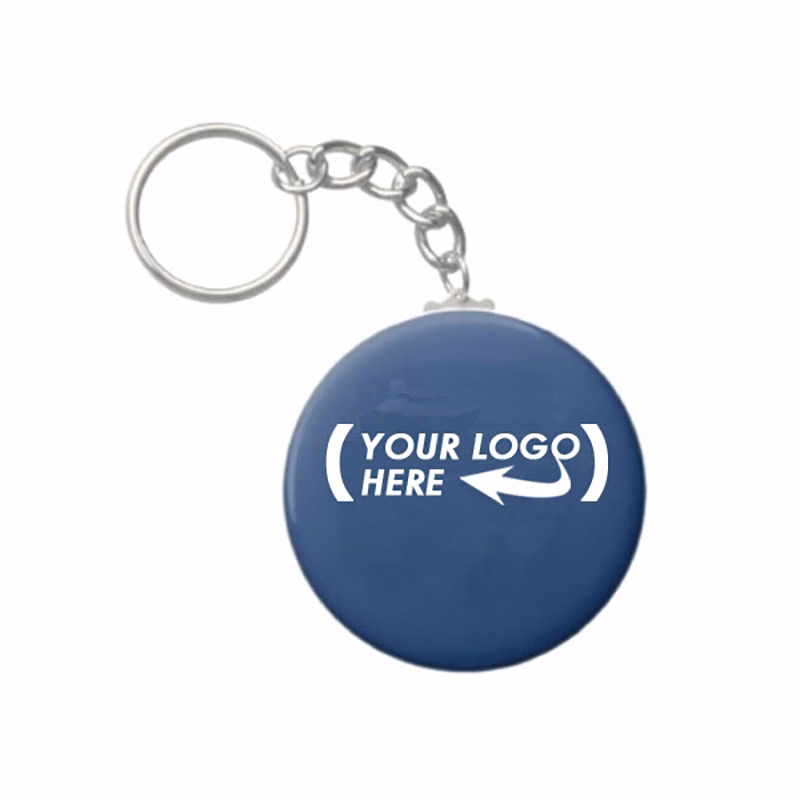 1 1/2"  Round Custom Key Chain Buttons
