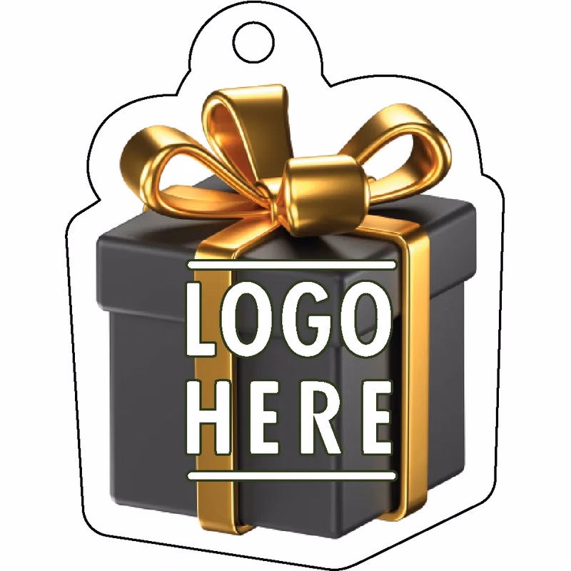 1/4" Recycled Wood Ornaments-Black Box