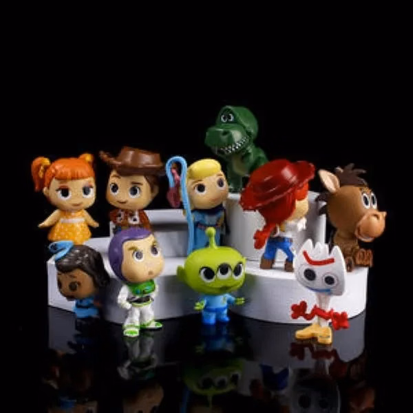 Set of 3D PVC Cartoon Toy Story Dolls