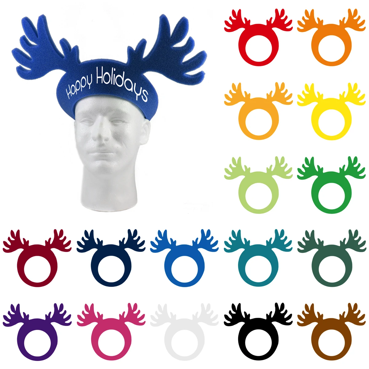 Reindeer Antler Pullover Visor 1