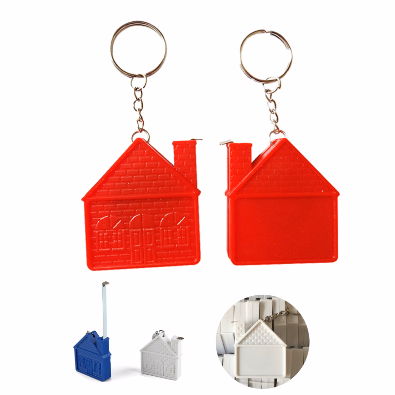 House Shape Keychain Tape Measure