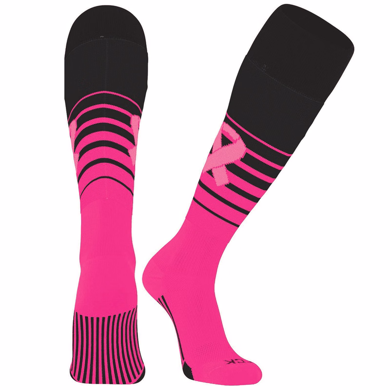 Breaker Aware Breast Cancer Awareness Over the Calf Socks