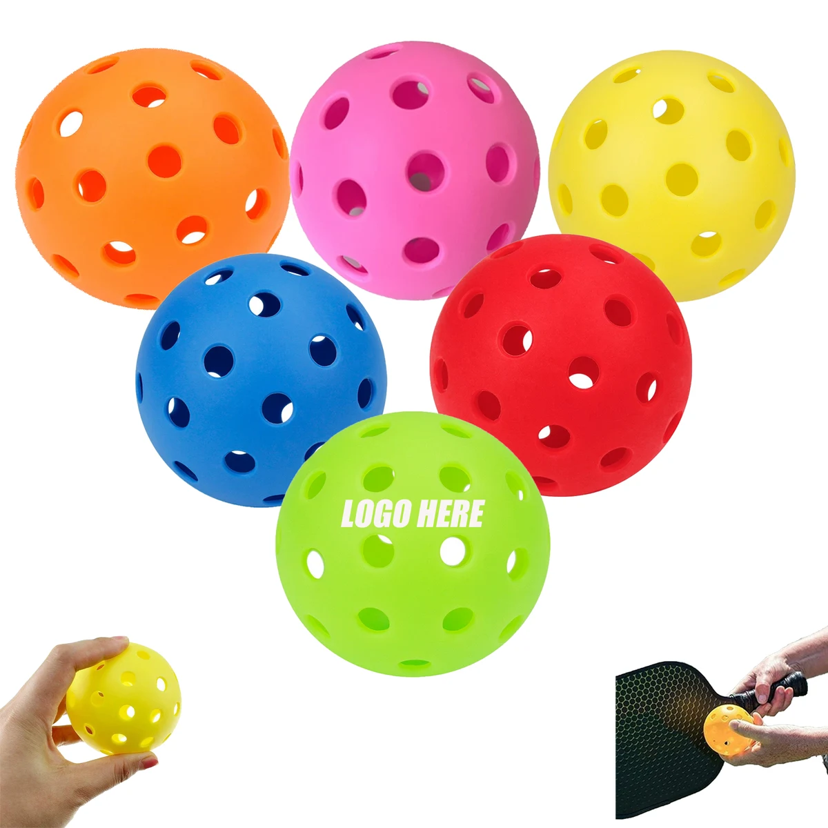 40 Hole Sports Outdoor Pickleball Balls 1