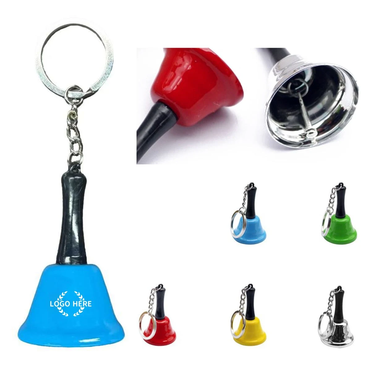 Portable Metal Hand Cranked Bell 1