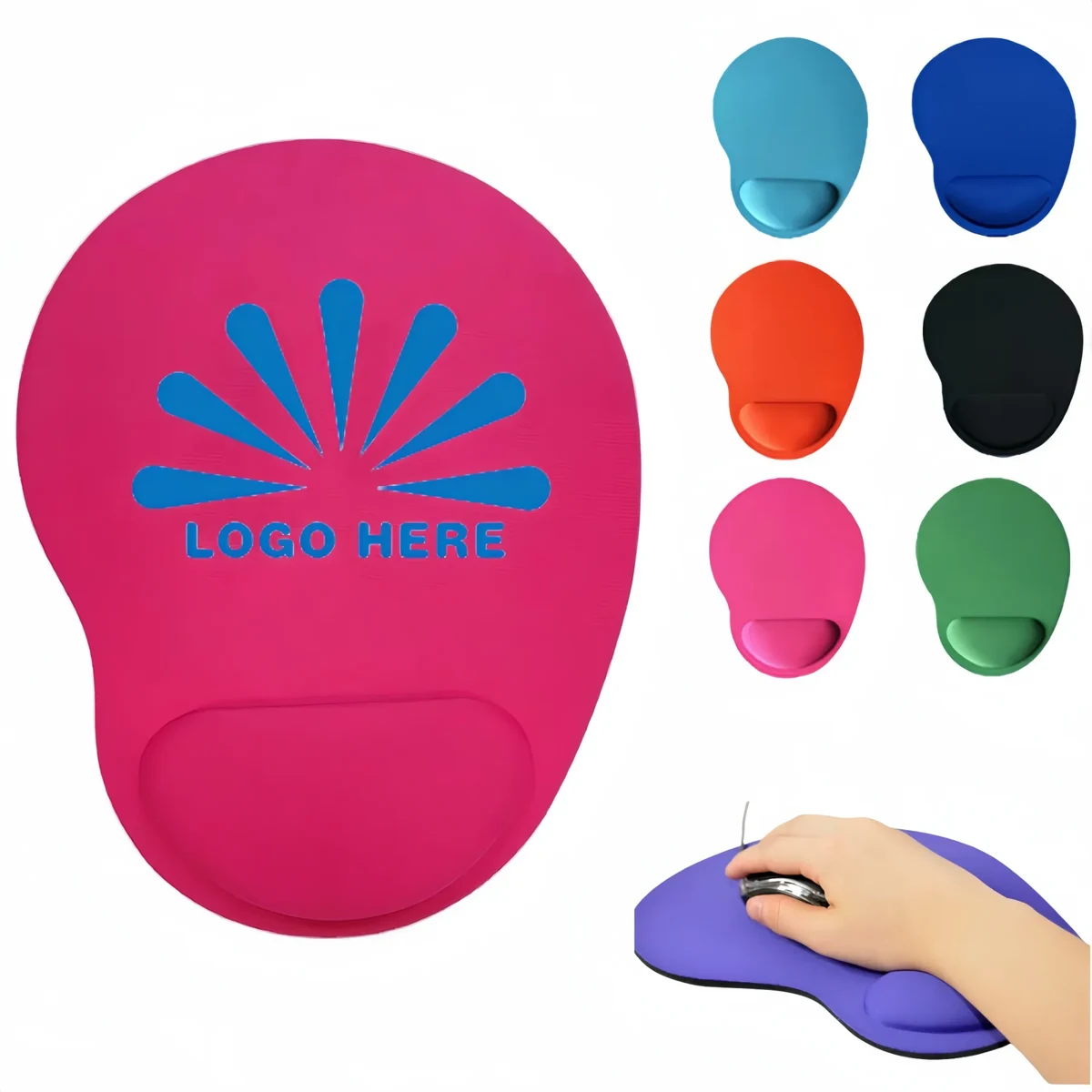 Mouse Pad With Wrist Protection 1