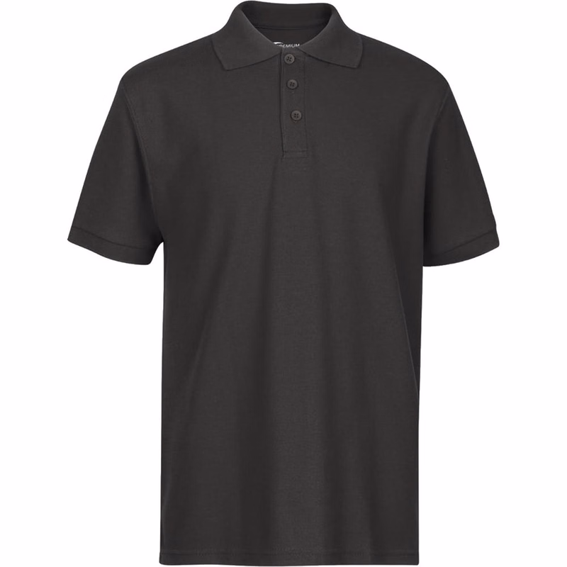 Youth Polo Shirts - Black Size 18/20 (XL)