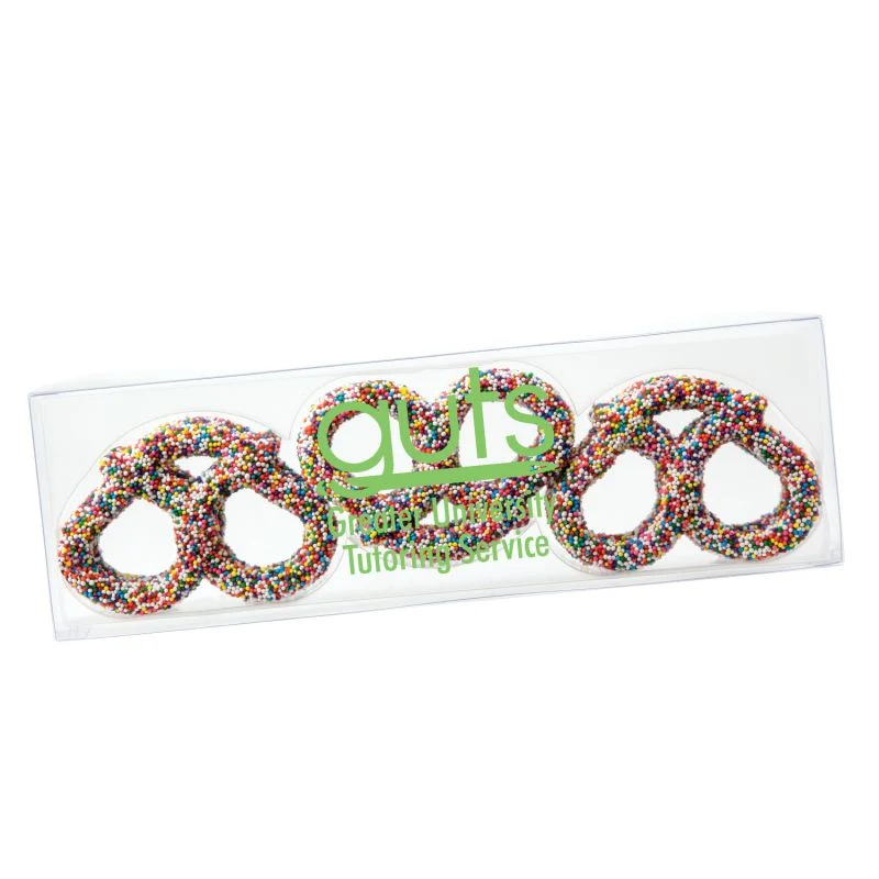 3 Ring Pretzel Acetate with Nonpareil Pretzels 1