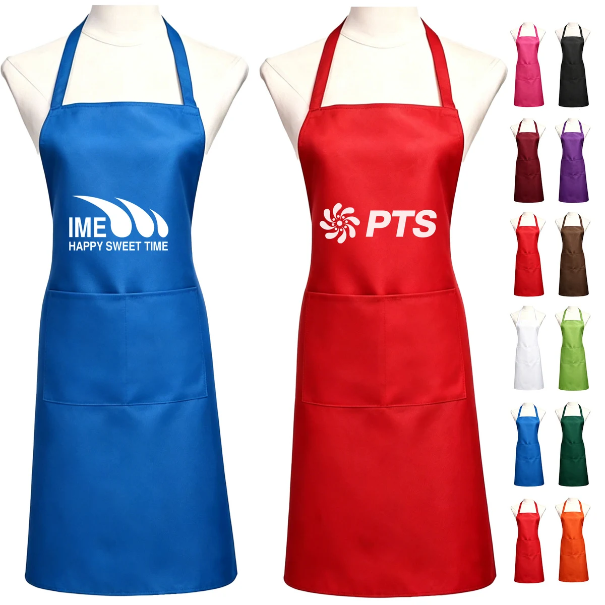 Kitchen Apron With Two Pockets 1