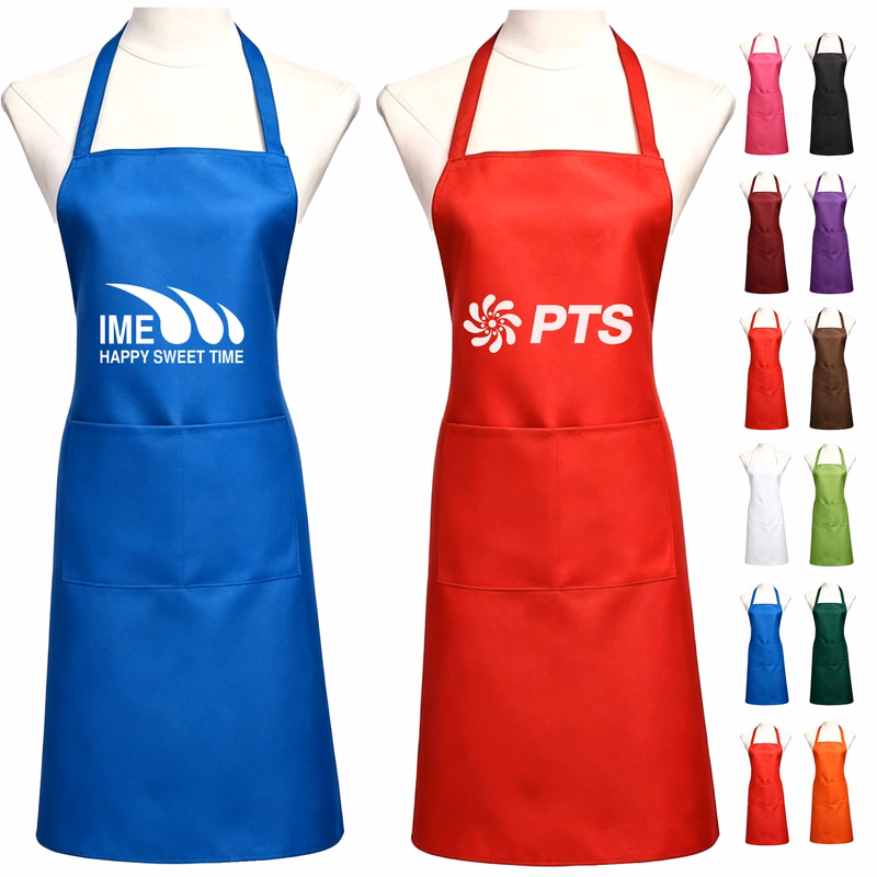 Kitchen Apron With Two Pockets