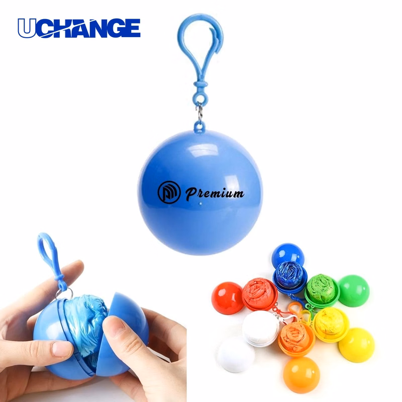 Raincoat Ball Keychain for Travel