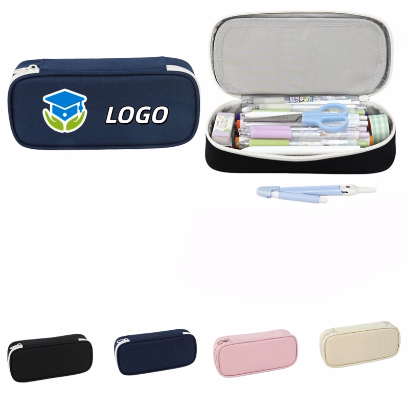 Large Capacity Multiple Compartment Pencil Case