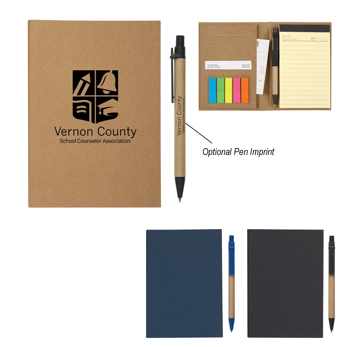 Meeting Mate Notebook With Pen And Sticky Flags 1