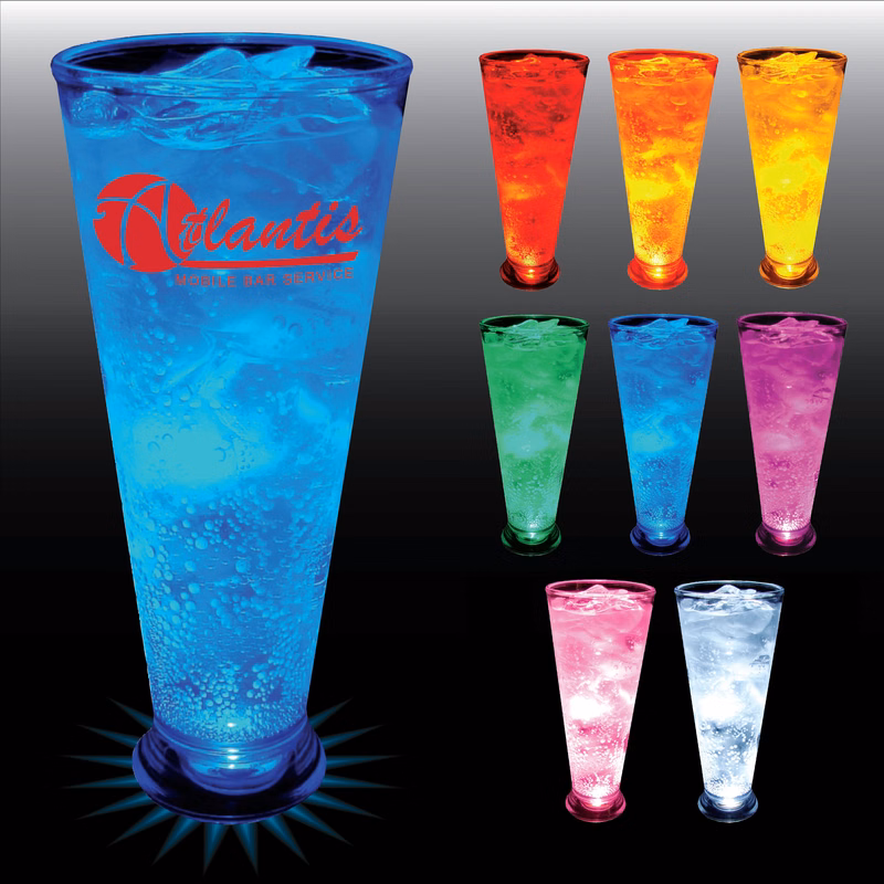 16oz Light Up Tall Flared Plastic Pilsner Cup