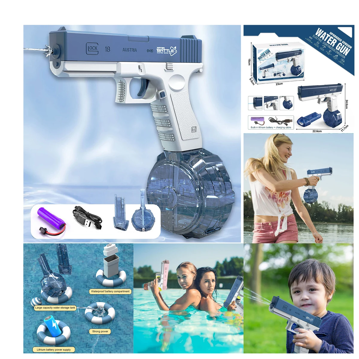 600CC Of Water Cip Electric Water Gun 1