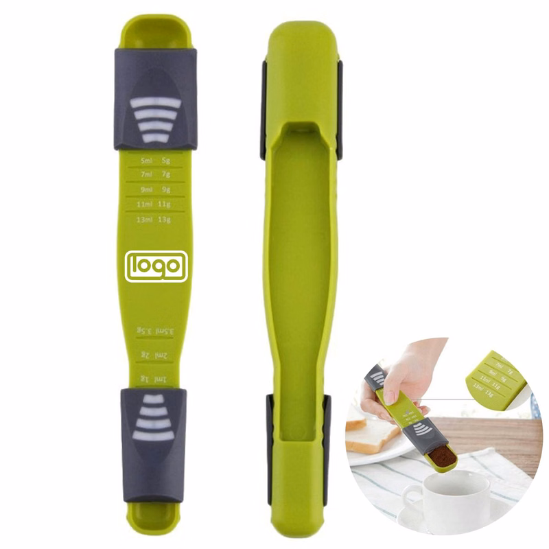 Kitchen Plastic Adjustable Baking Measuring Spoon