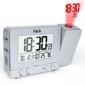 Projection Alarm Clock With Weather Station 1