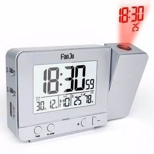 Projection Alarm Clock With Weather Station