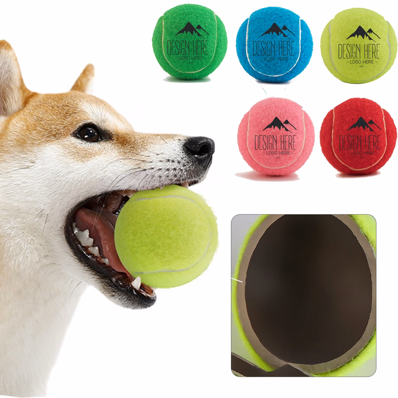 MOQ 50 Training Tennis Balls Pet Toy