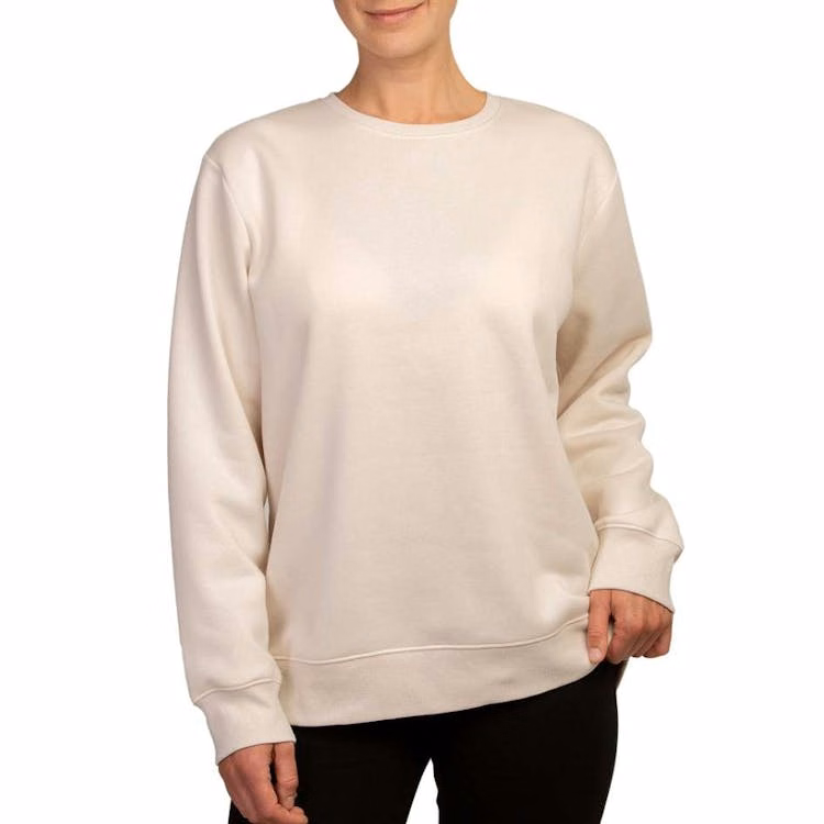 Women's Fleece Crewneck Sweatshirts Oat Small