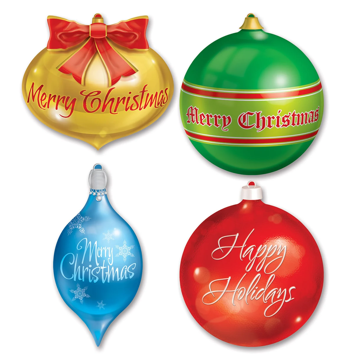 Christmas Ornament Cutouts 1