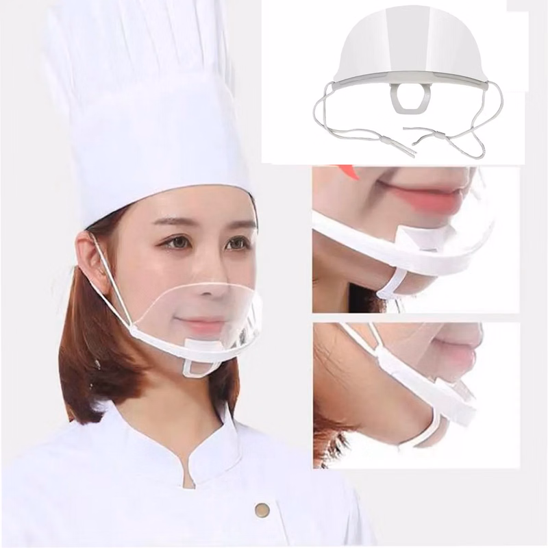 PP Anti-Saliva Transparent Catering Mask