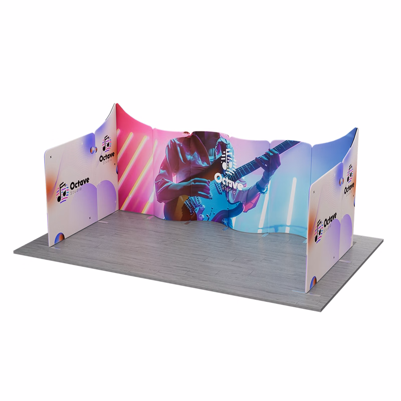 NEW MagLock 10'x20' Booth Fabric Display Kit B