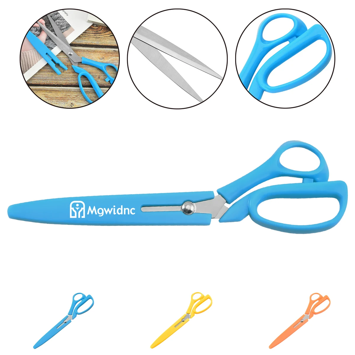 Small Stainless Steel Tailor Scissors with Sheath 1