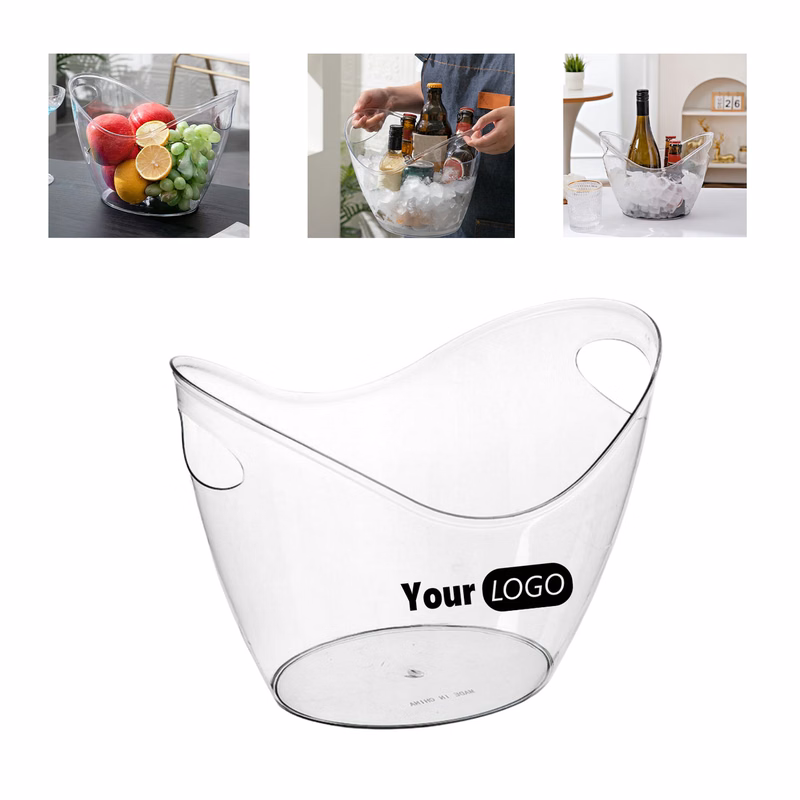 10.8 Inch PET Champagne Ice Bucket